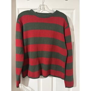 Y2K Morbid Threads Sweater Sz M Freddy Krueger Nightmare on Elm Street